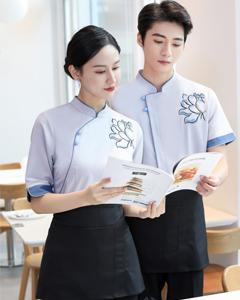 LL-3303国色天香短袖服务员服
